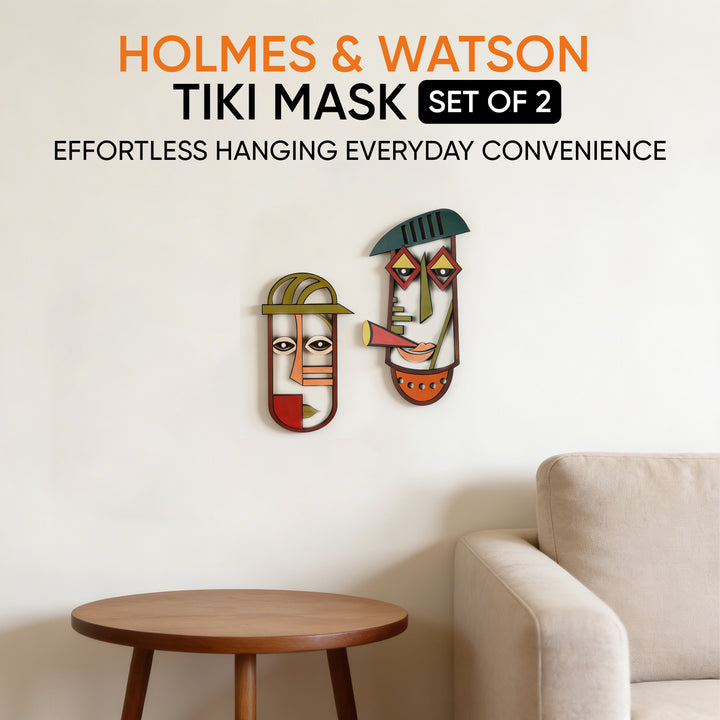 Holmes & Watson Wall Decor Set of 2