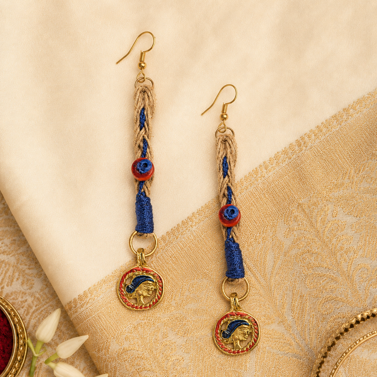 Queen's Drop Tribal Handcrafted Earrings