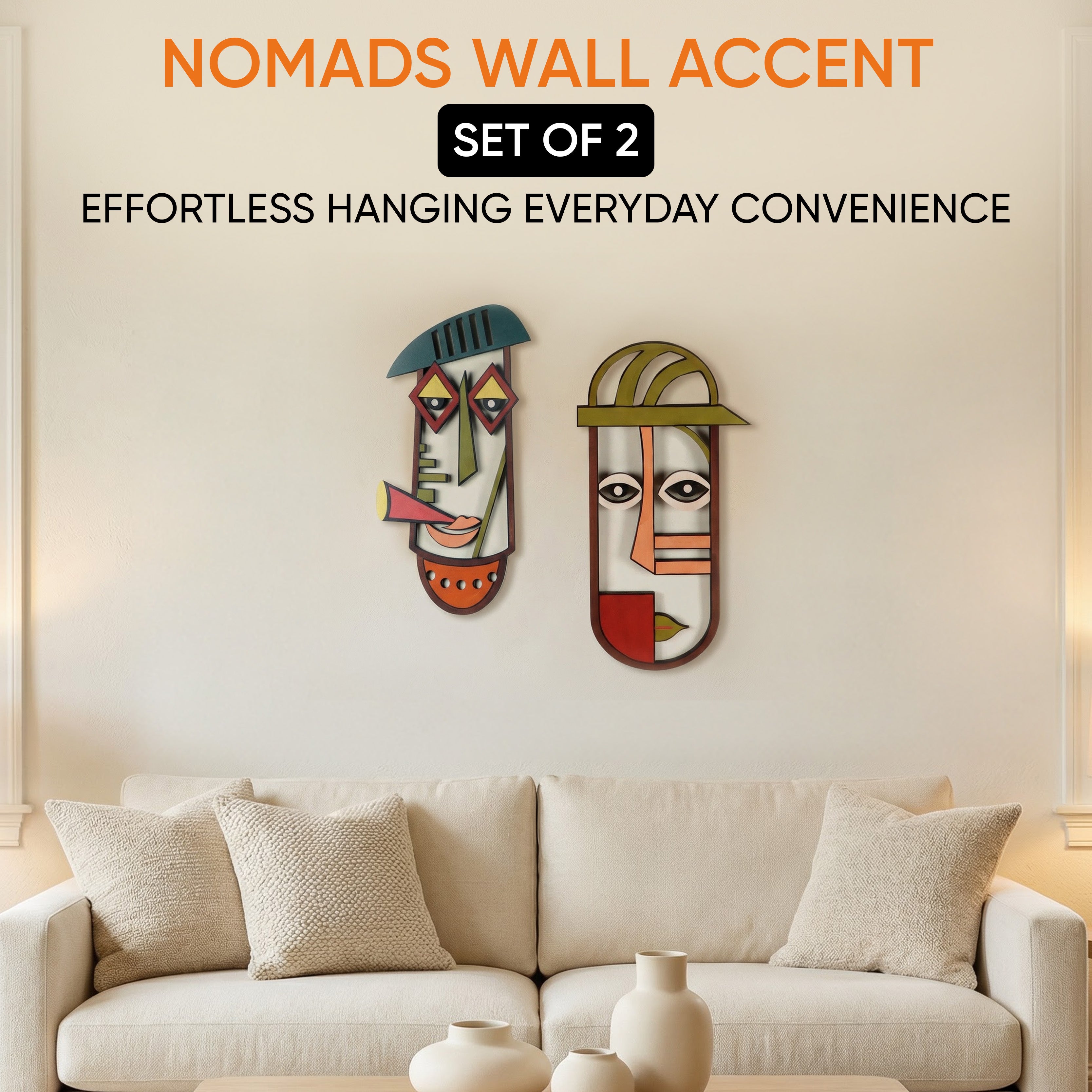 Nomads Wall Accent set of 2