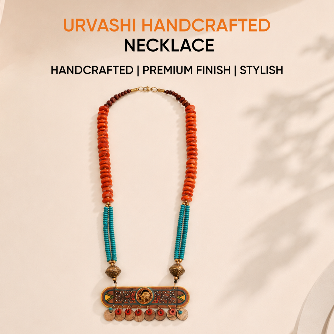 Urvashi' Handcrafted Tribal Dhokra Necklace