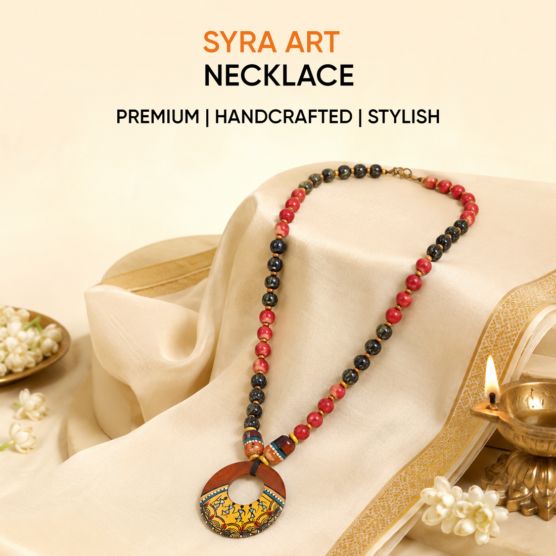 Syra Handcrafted Art Necklace