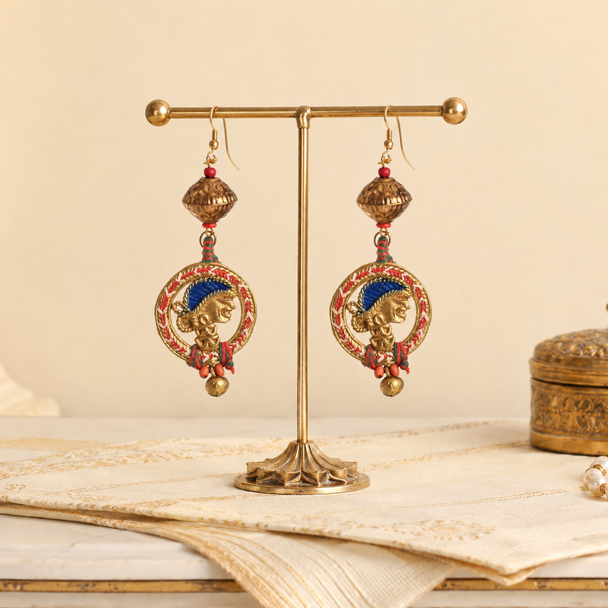 The Red Queen Handcrafted Earrings