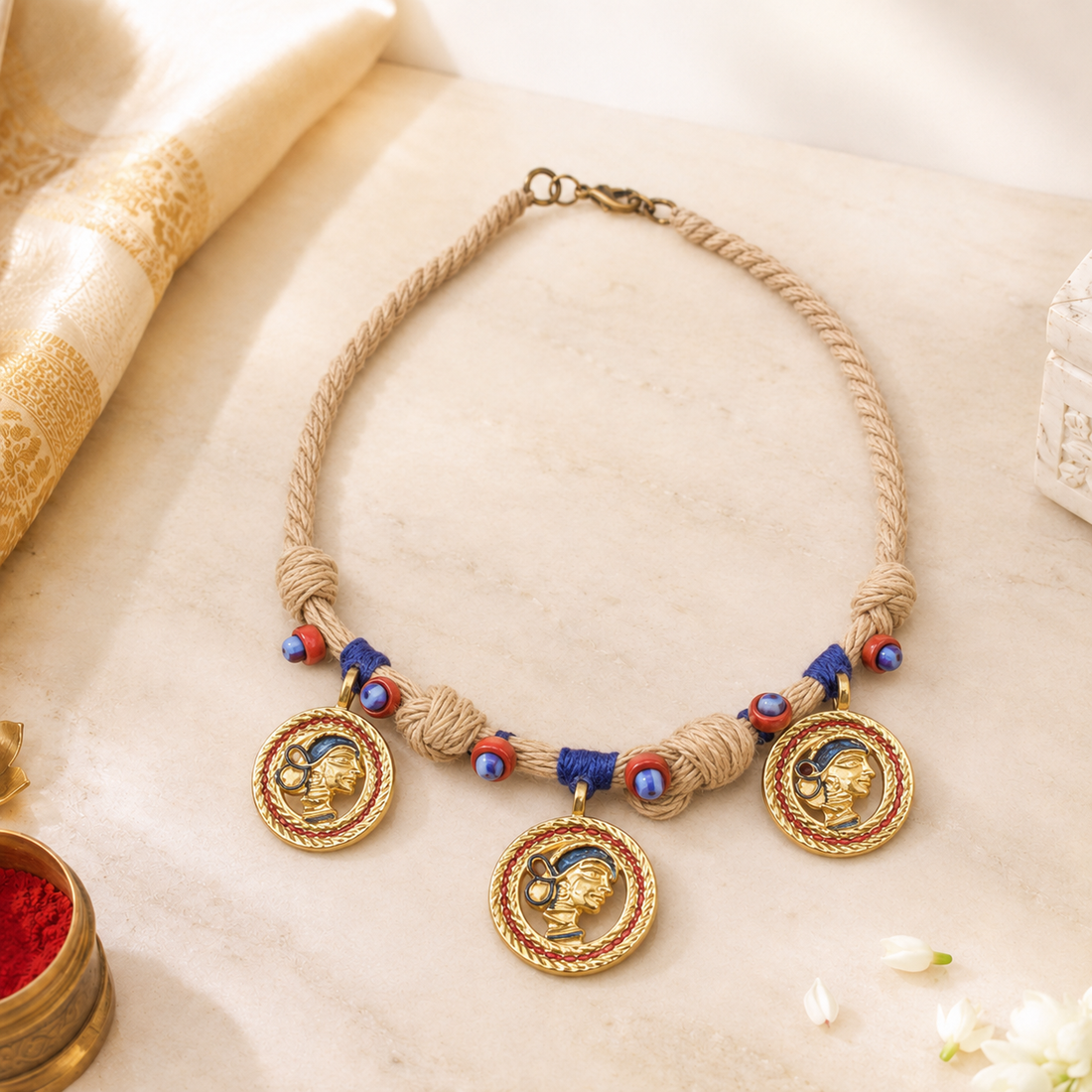 Royal Sisters Handcrafted Necklace