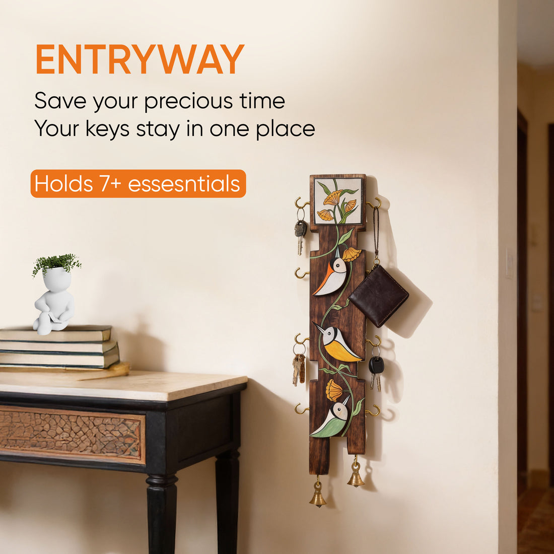Avian Elegance Key Holder