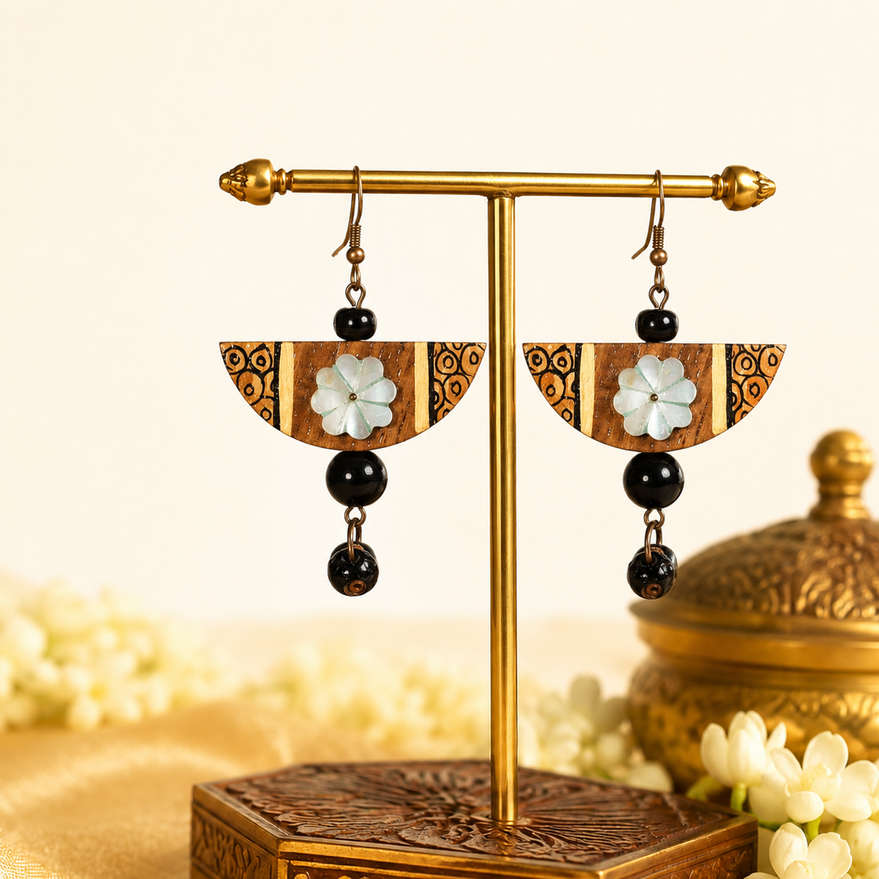Radiant Mandala Studs