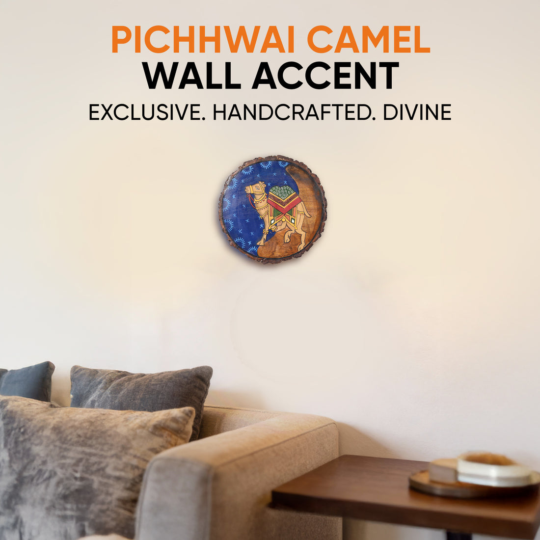 Pichhwai Camel Wall Accent