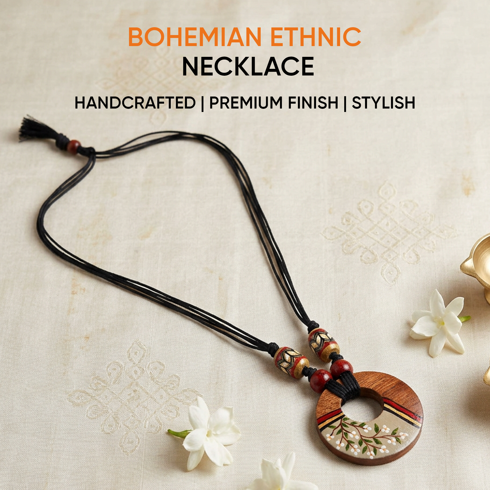 Bohemian Rhapsody Handcrafted Ethnic Necklace