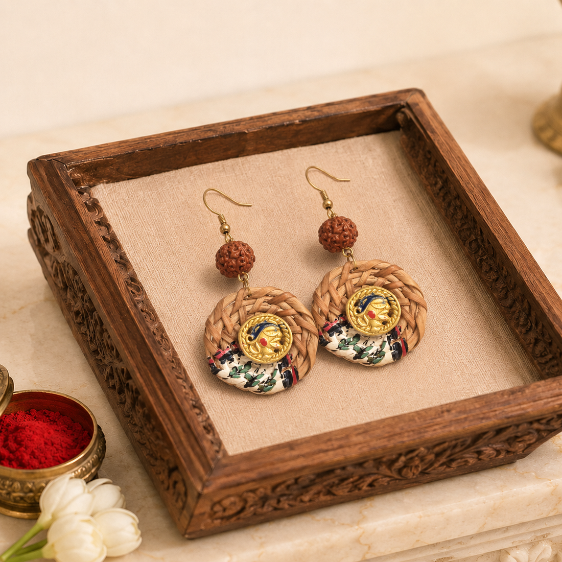 The Queens Grace Handcrafted Tribal Earrings