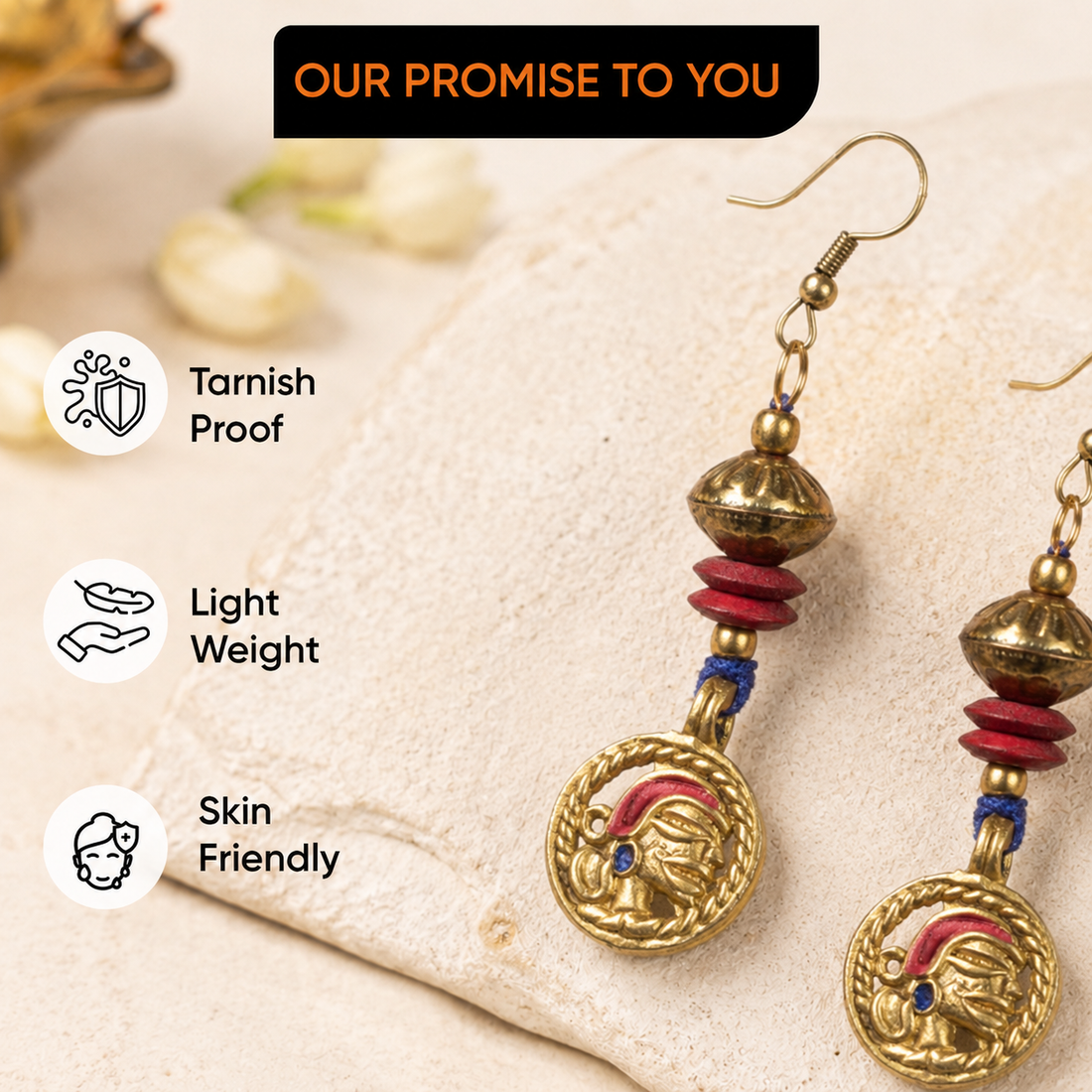 The Queens Circle Handcrafted Tribal Earrings
