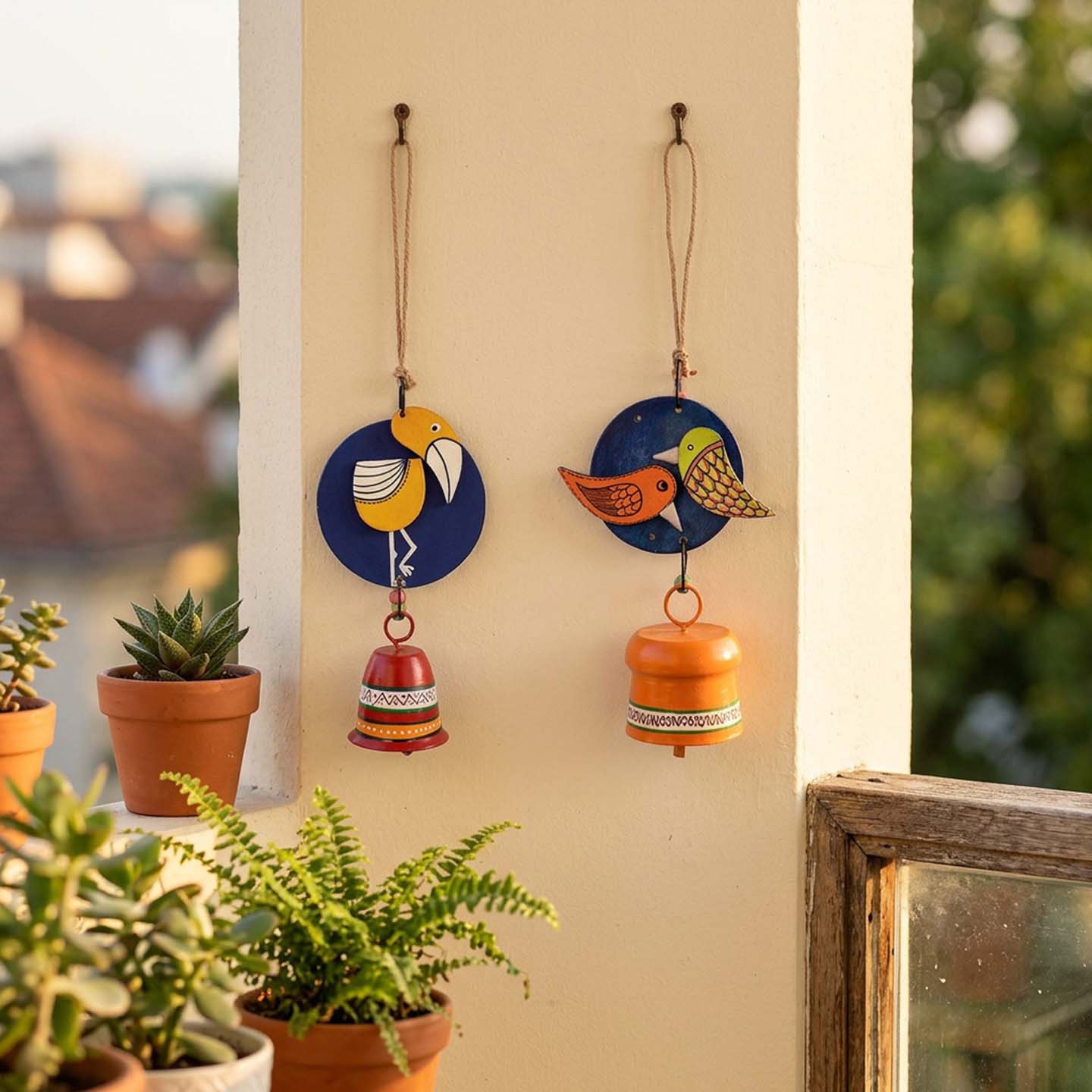 Chirping Melody Bird Wind Chime Set