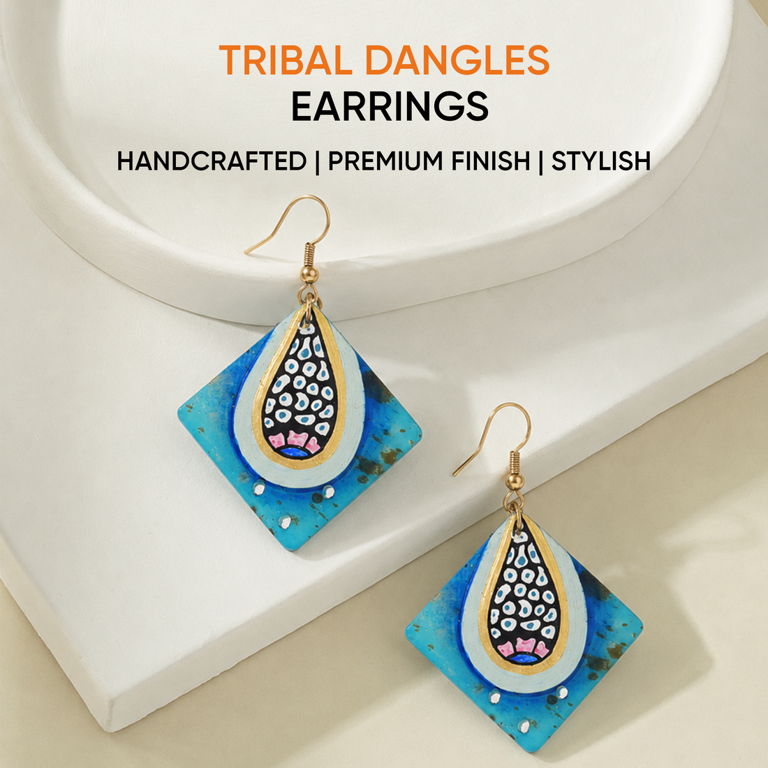 Tribal Kaleidoscope Dangles