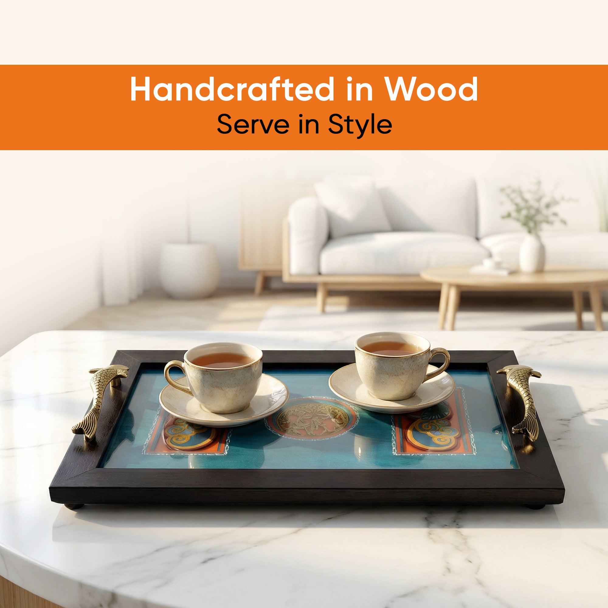 Sapphire Splendor Tray