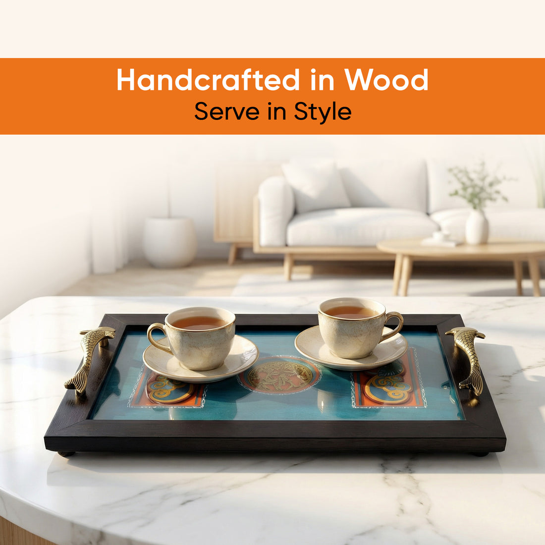 Sapphire Splendor Tray
