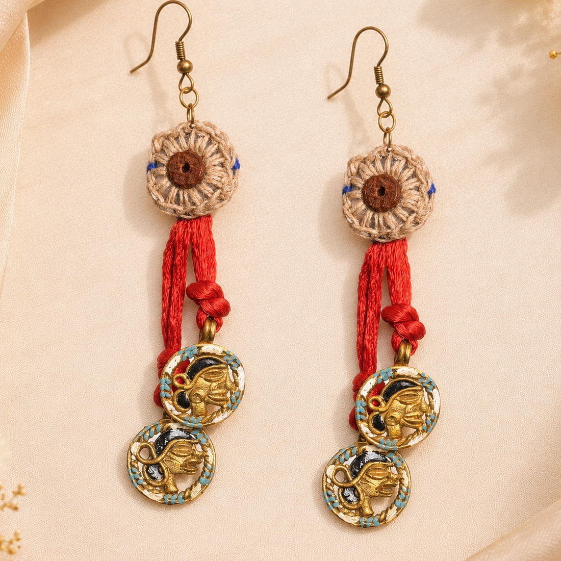 Rustic Glam: Handcrafted Wooden Earrings