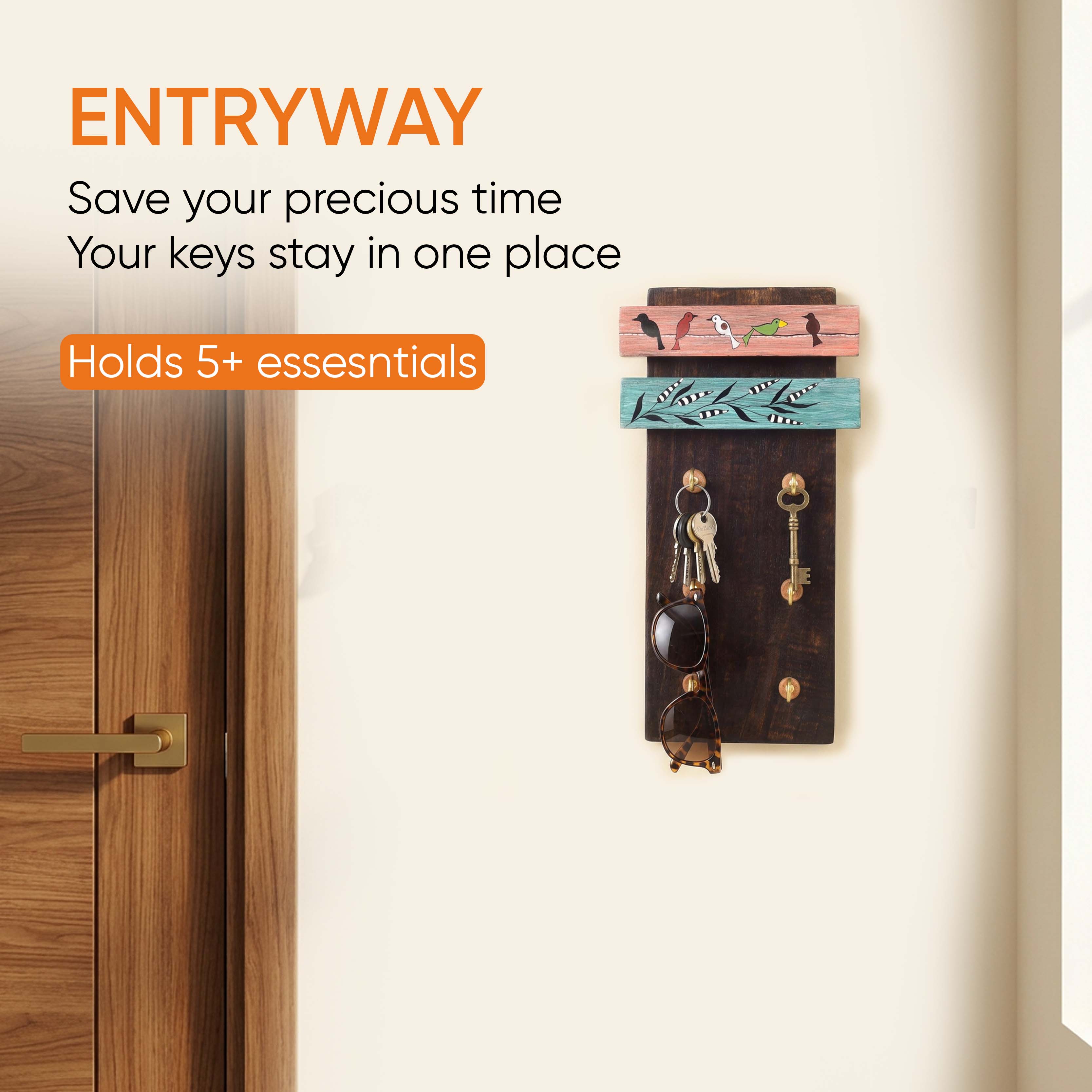 Melodic Wings Key Holder