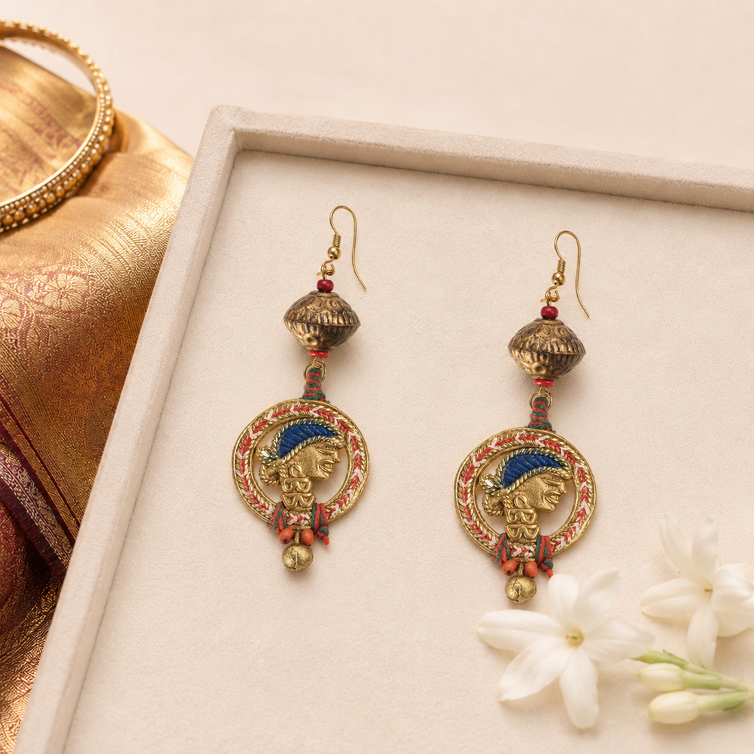 The Red Queen Handcrafted Earrings