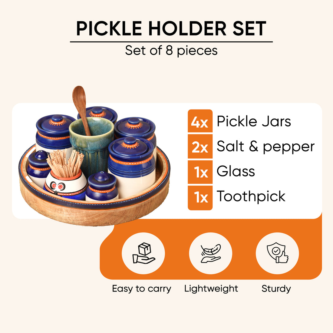 Pickle Pallet Set W/Tray