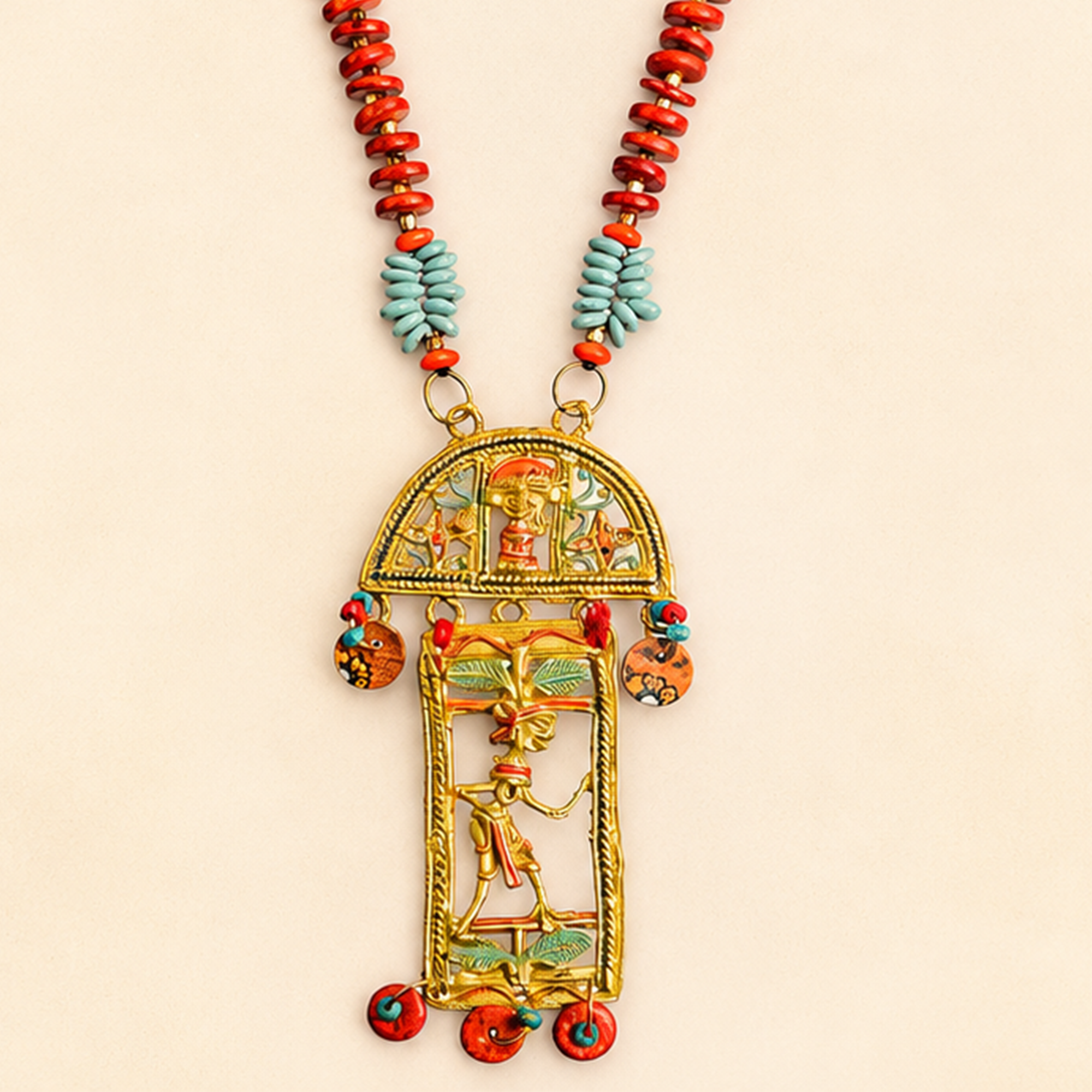 The Royal Cortege Handcrafted Tribal Necklace