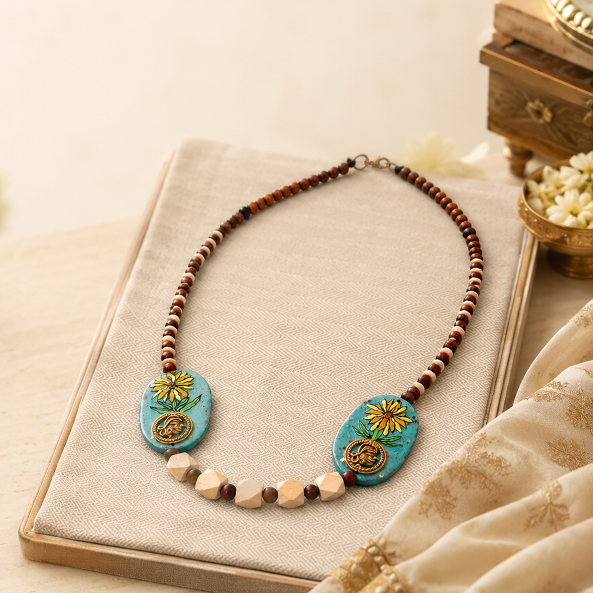 Enchanted Talisman Necklace Handcrafted Ethnic Necklace