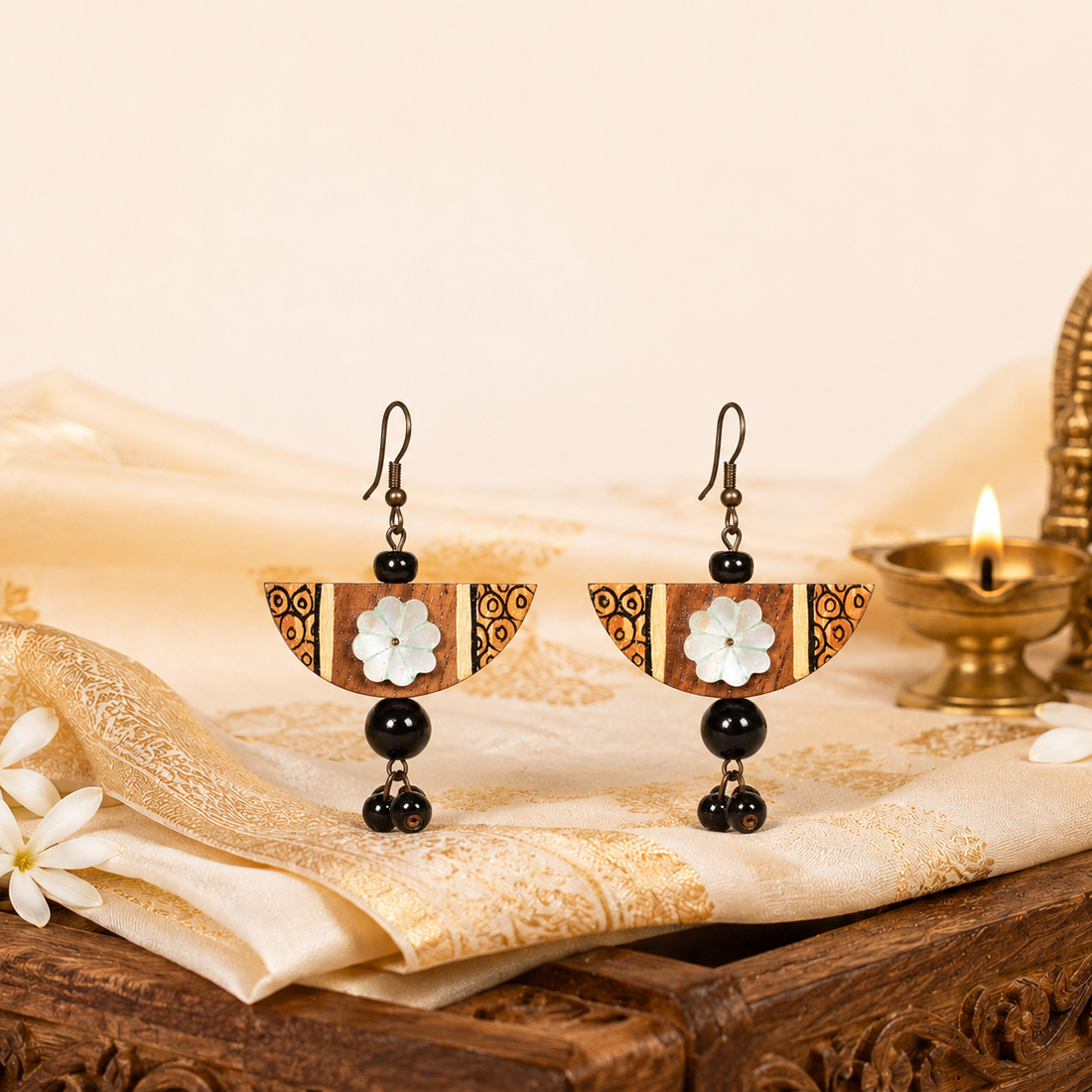 Radiant Mandala Studs