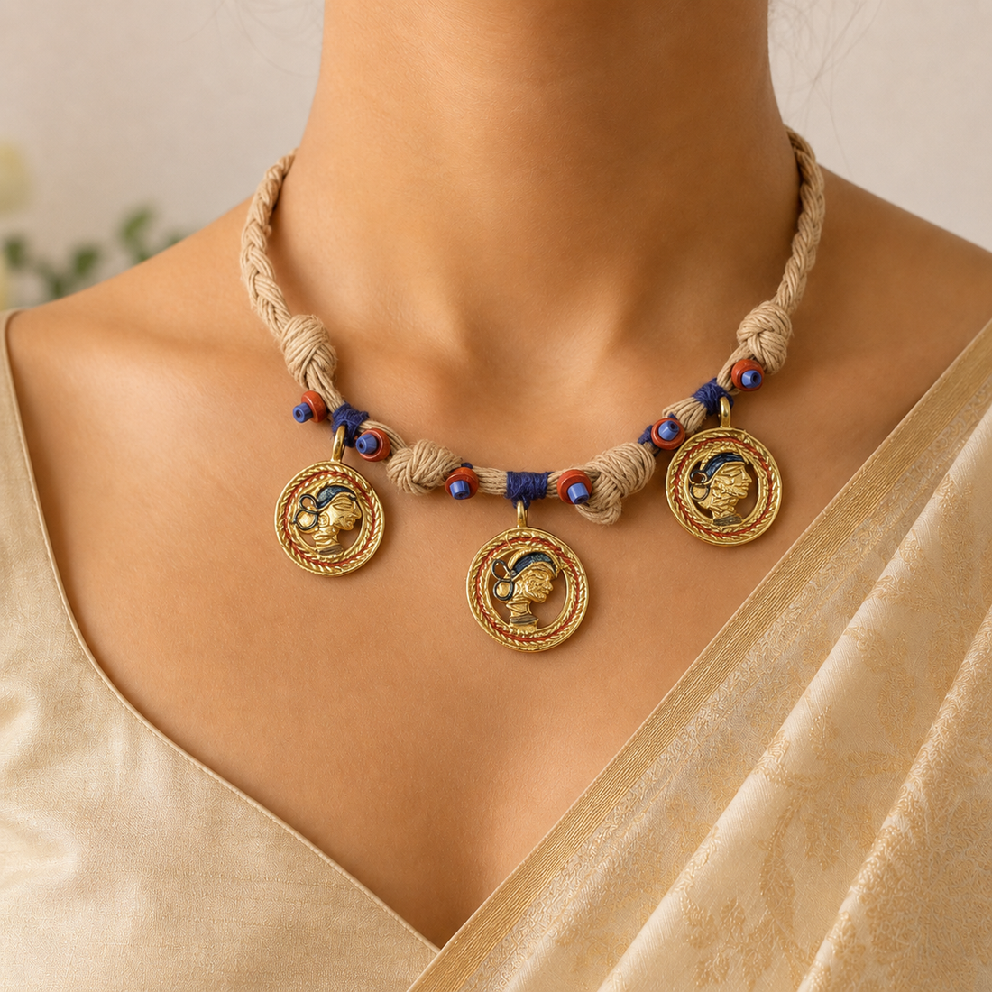 Royal Sisters Handcrafted Necklace