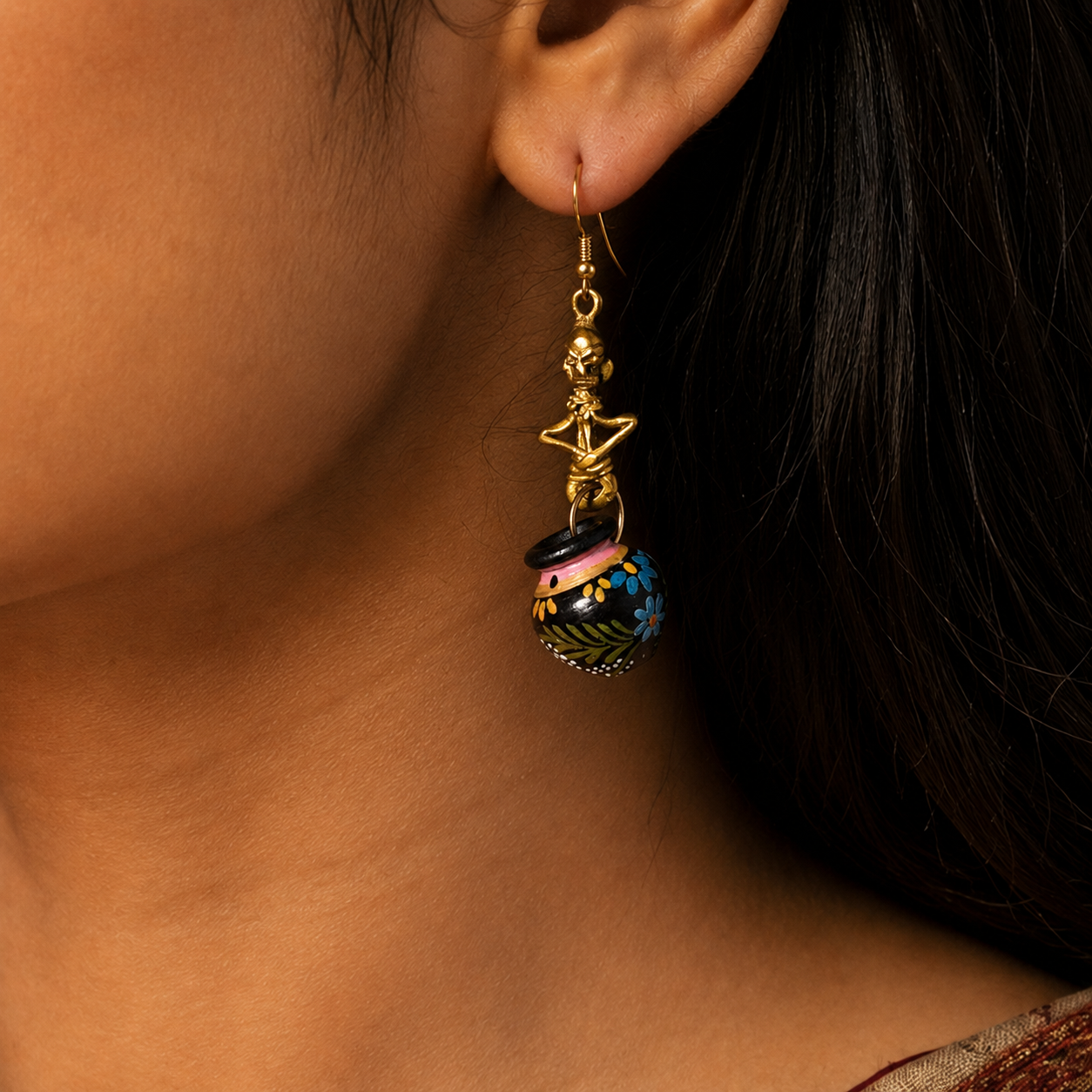 Clay Whisperers Ethnic Earrings