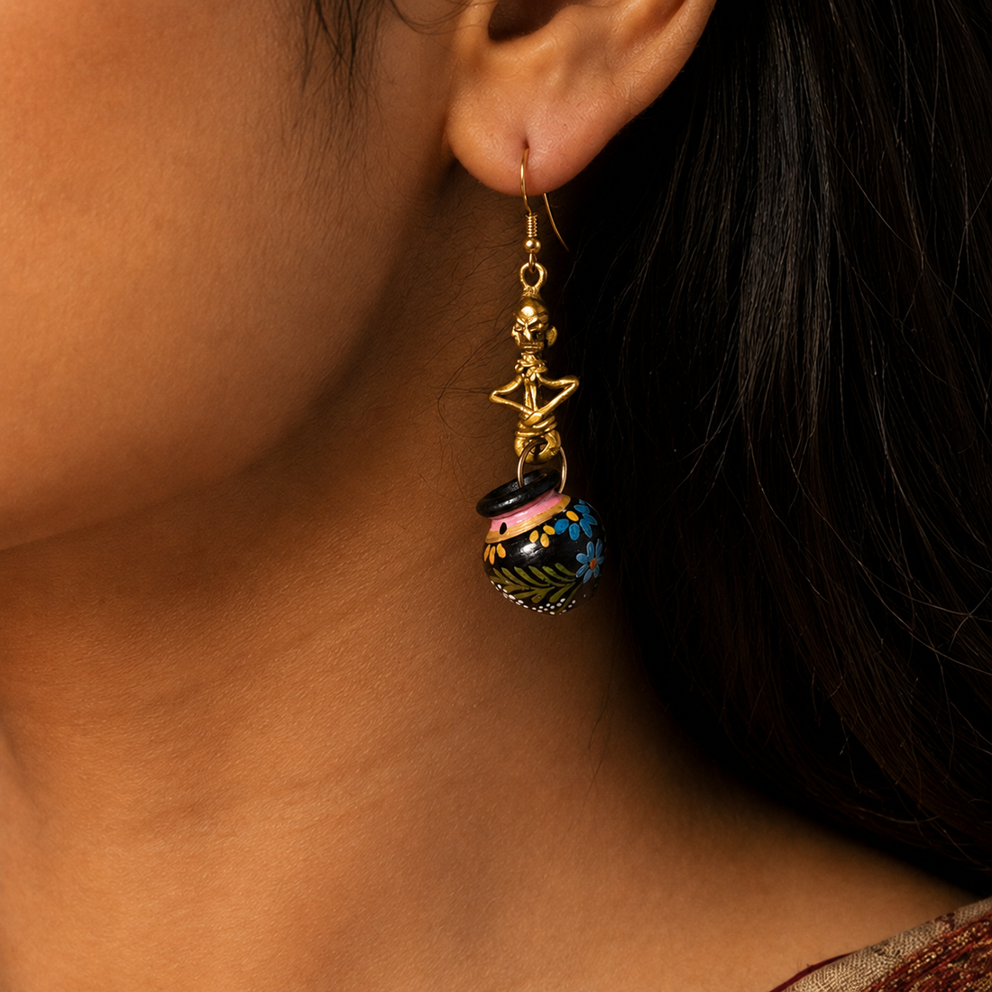 Clay Whisperers Ethnic Earrings
