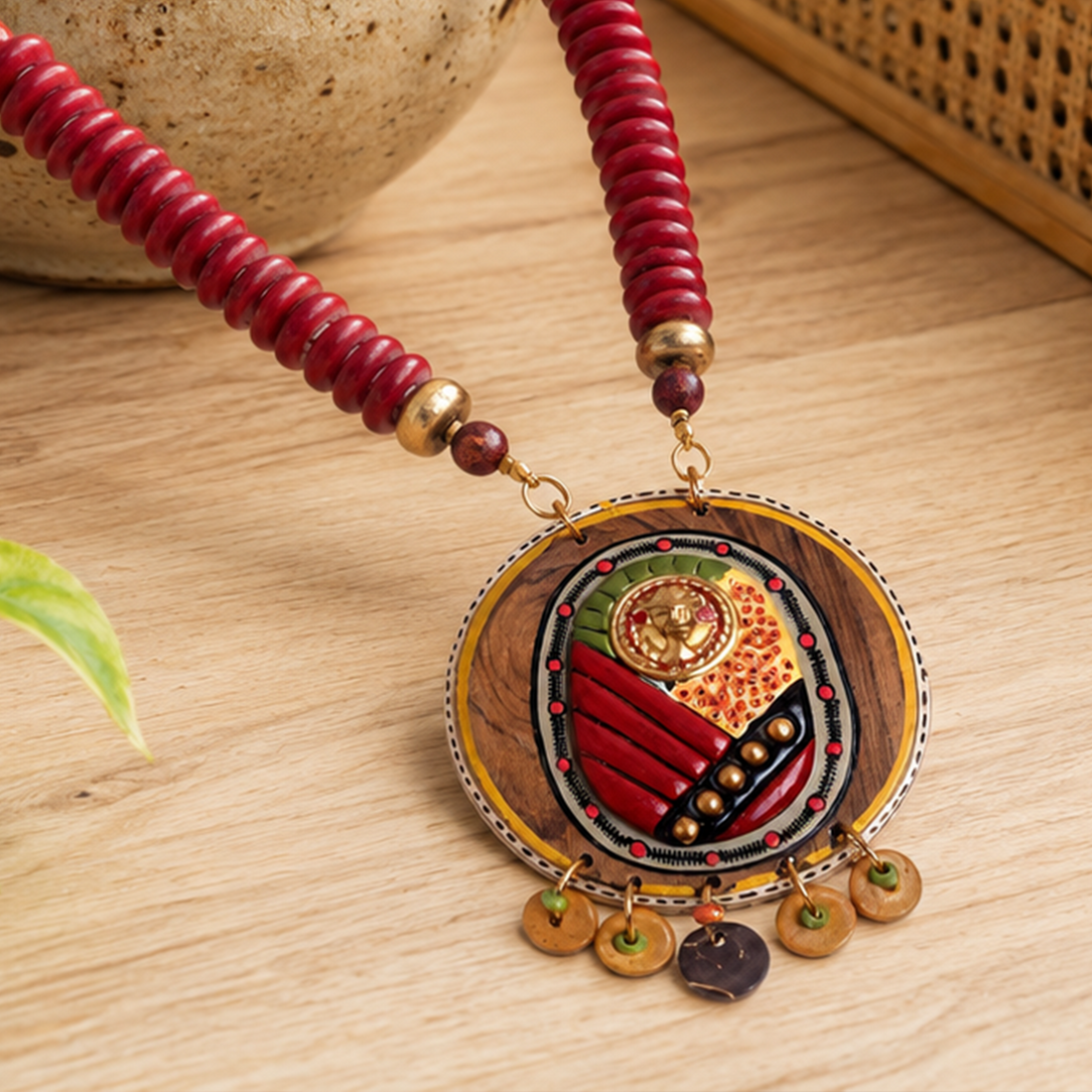 The Princess Garden' Handcrafted Tribal Dhokra Necklace