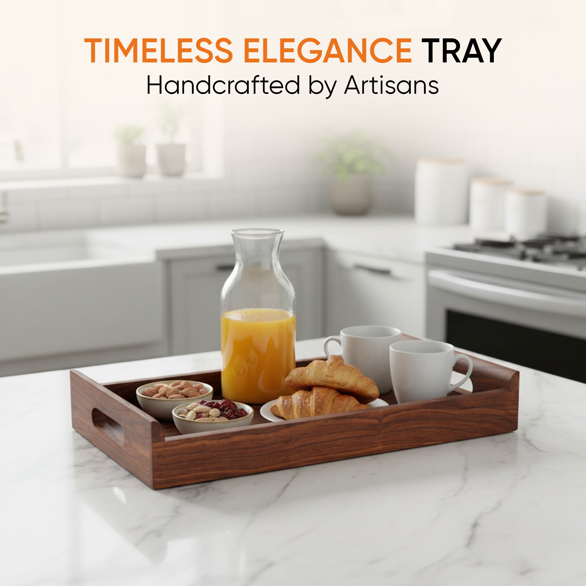 Timeless Elegance Rosewood Tray