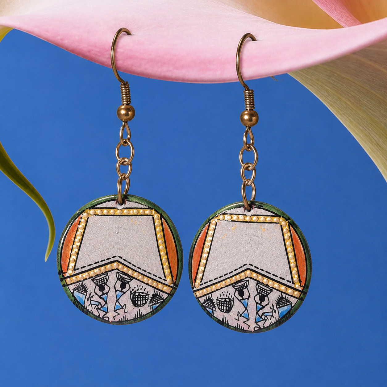 Remi-III Handcrafted Tribal Art Earrings