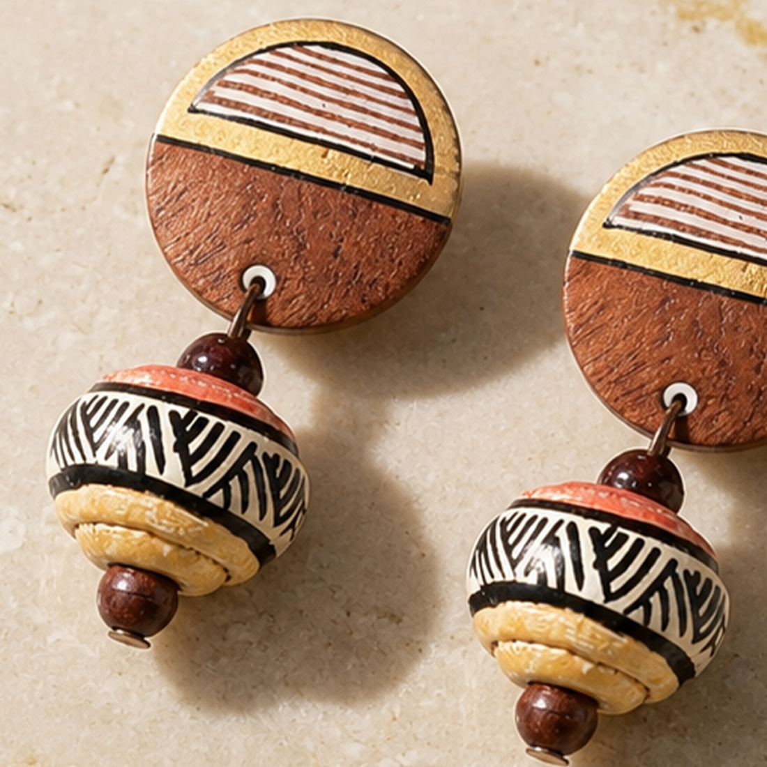 Whimsical Watercolor Studs