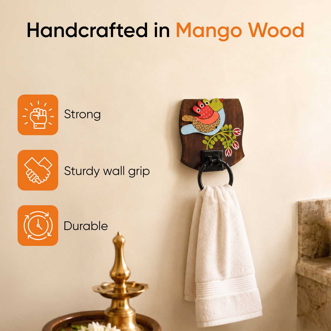 Maina Bath Towel Hanger
