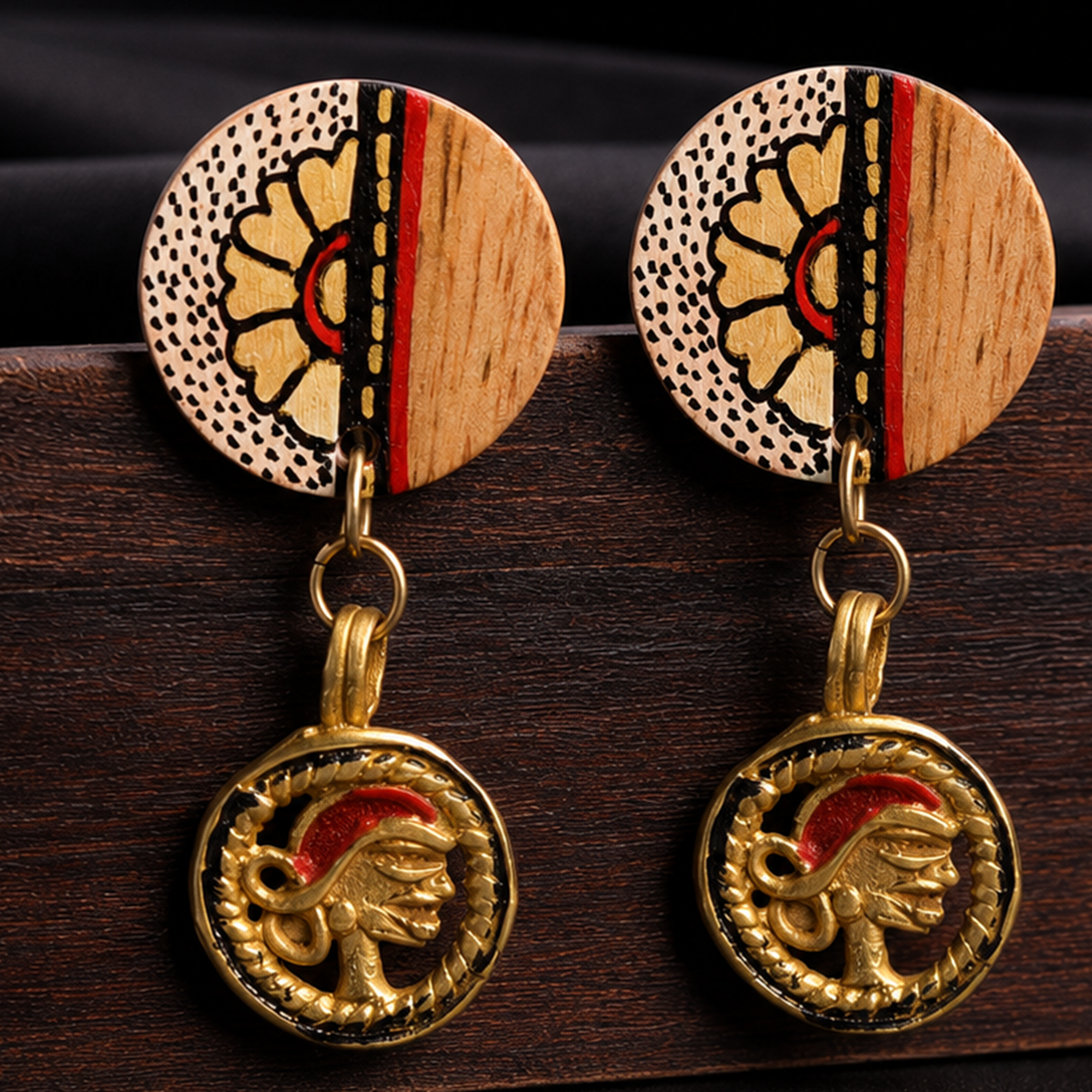 The Star Handcrafted Tribal Earrings