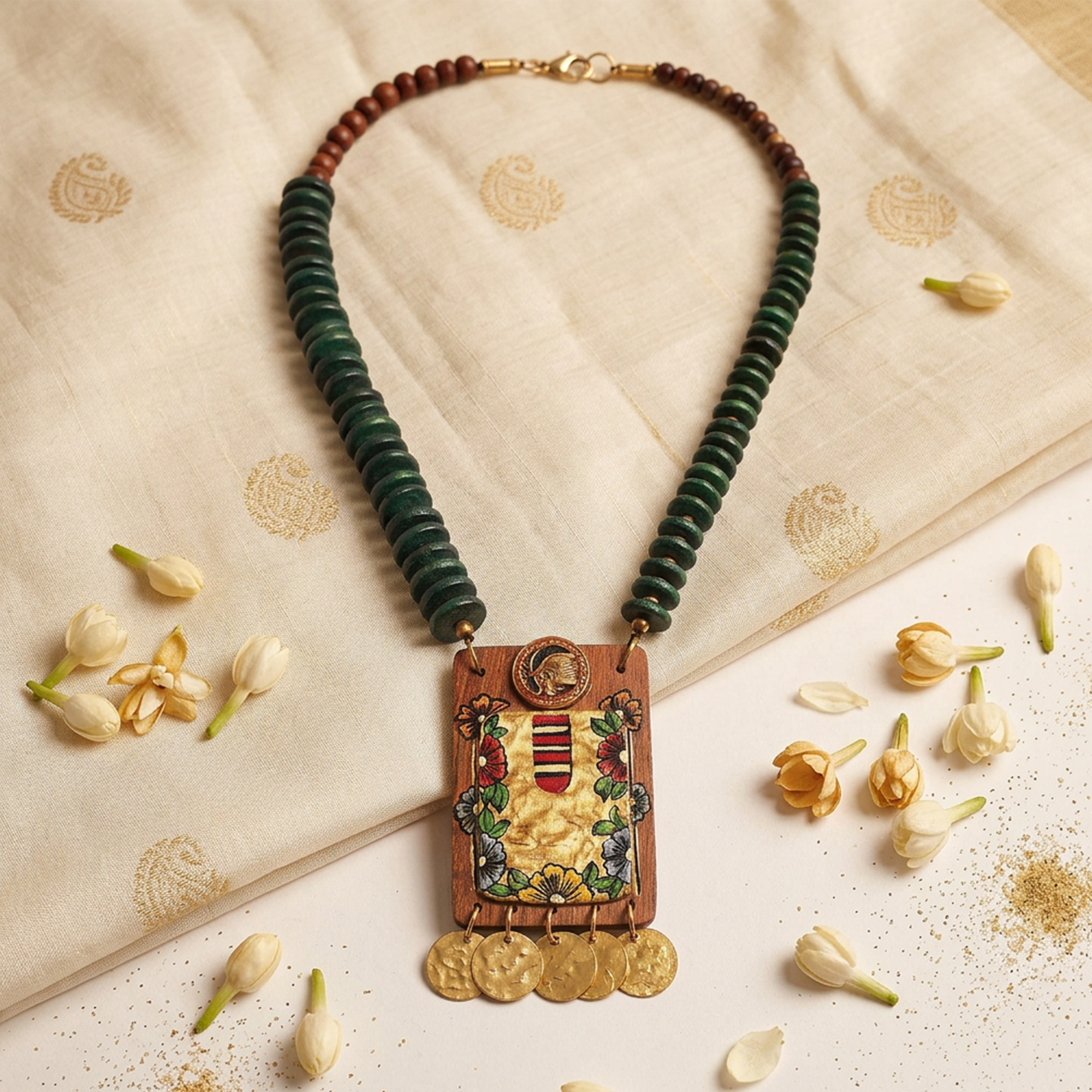 The Princess Hamman' Handcrafted Tribal Dhokra Necklace