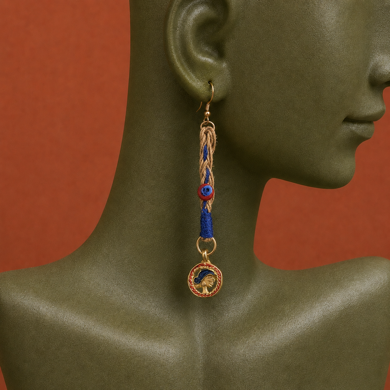 Queen's Drop Tribal Handcrafted Earrings