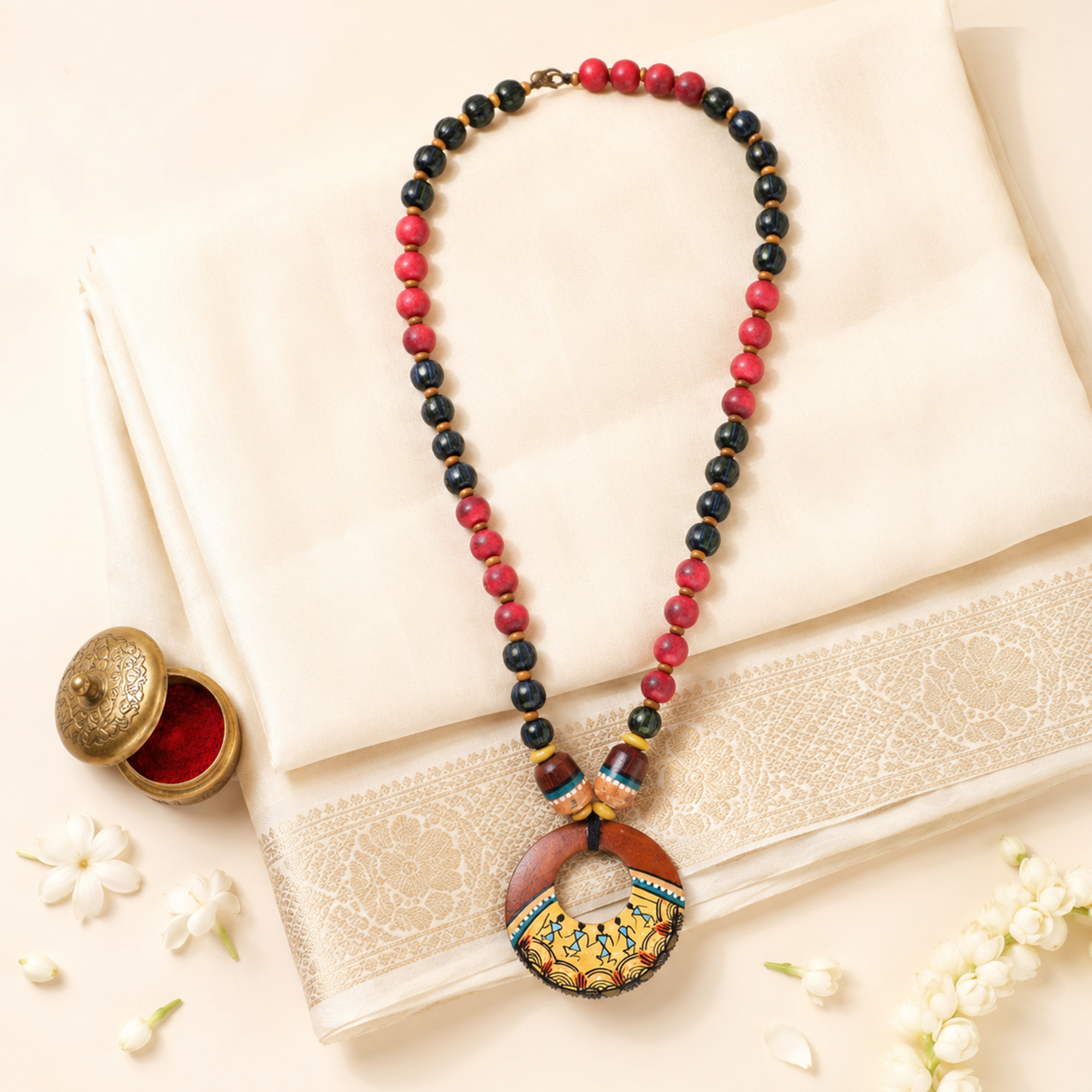 Syra Handcrafted Art Necklace