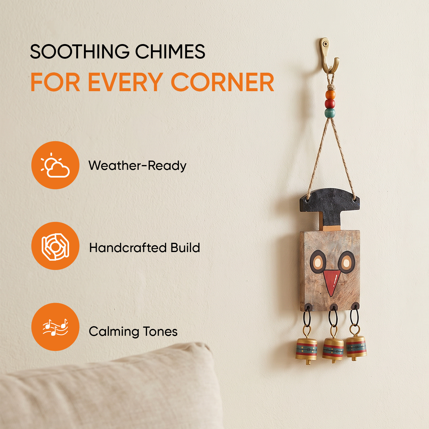 sweetie Bird Wind Chime (12x3)