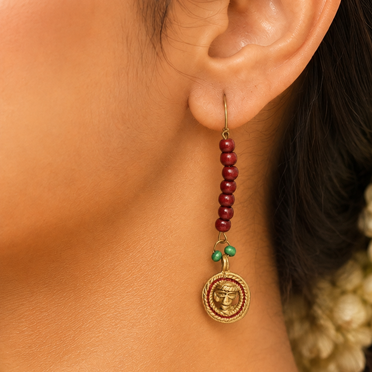 Queens Glory Handcrafted Tribal Earrings