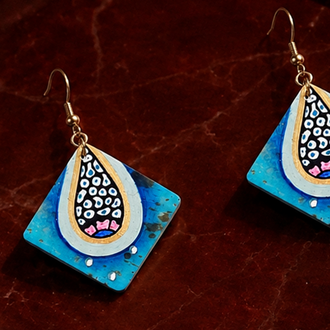 Tribal Kaleidoscope Dangles