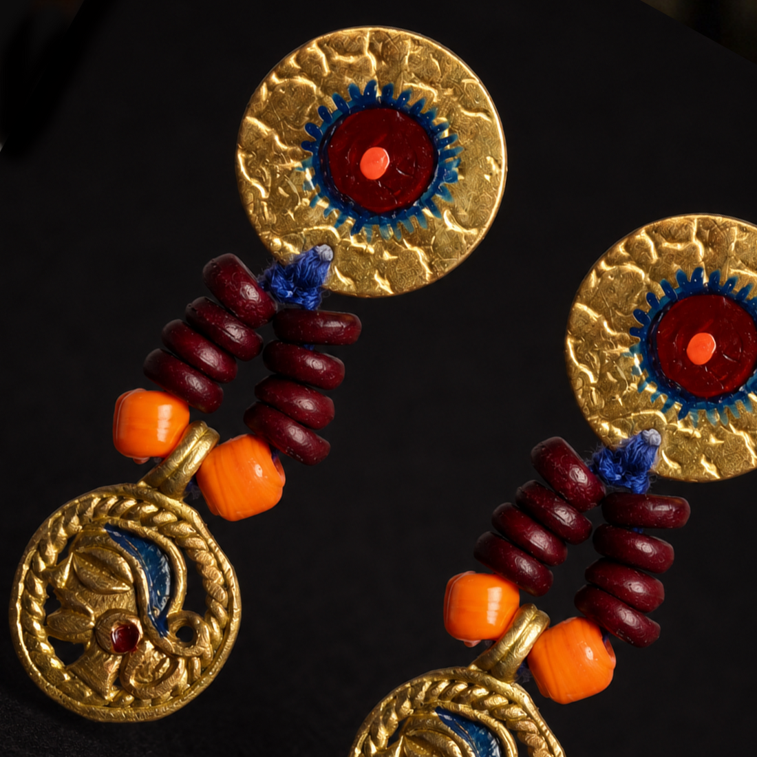 The Royals Handcrafted Tribal Earrings