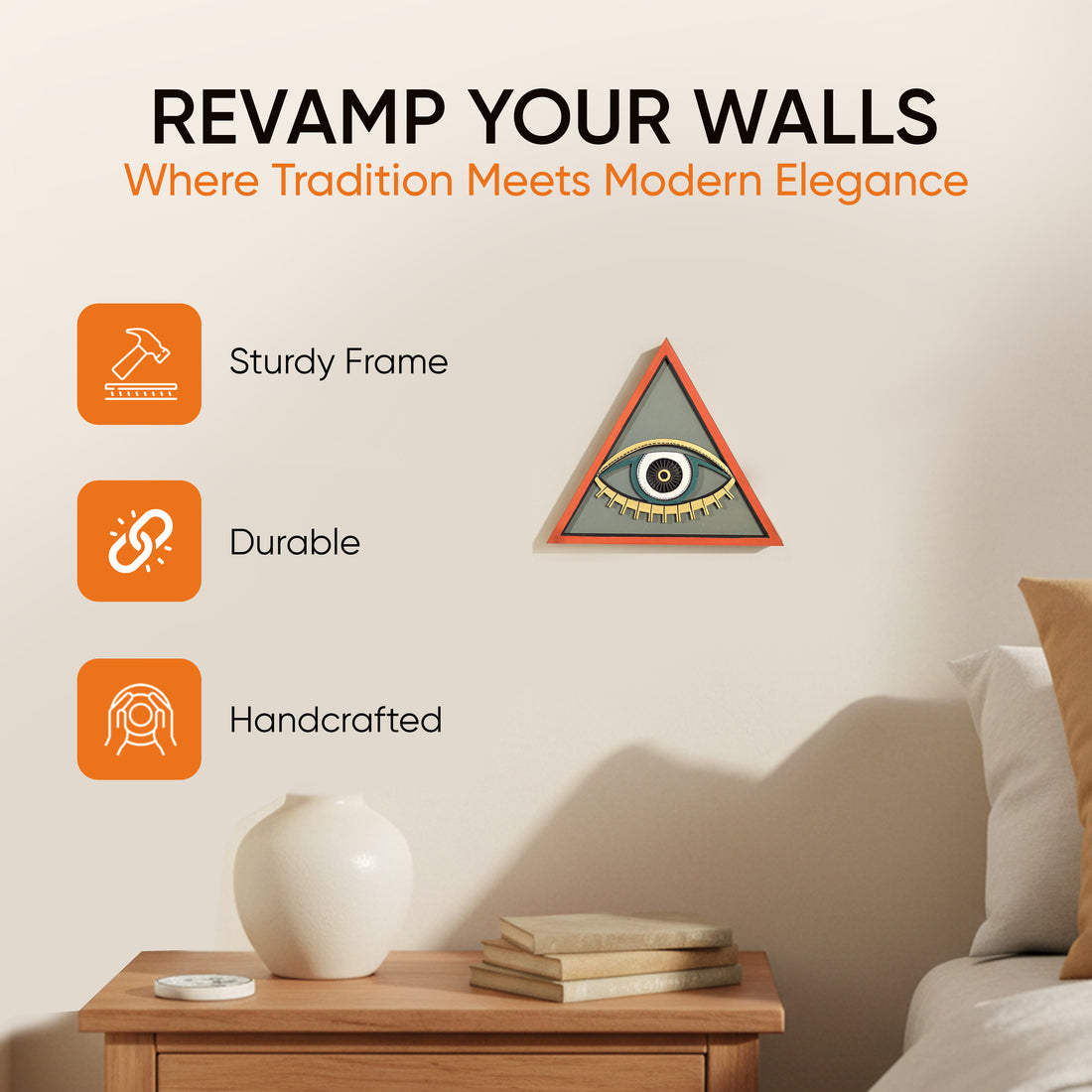 The Illuminating Eyes Wall Decor Mask