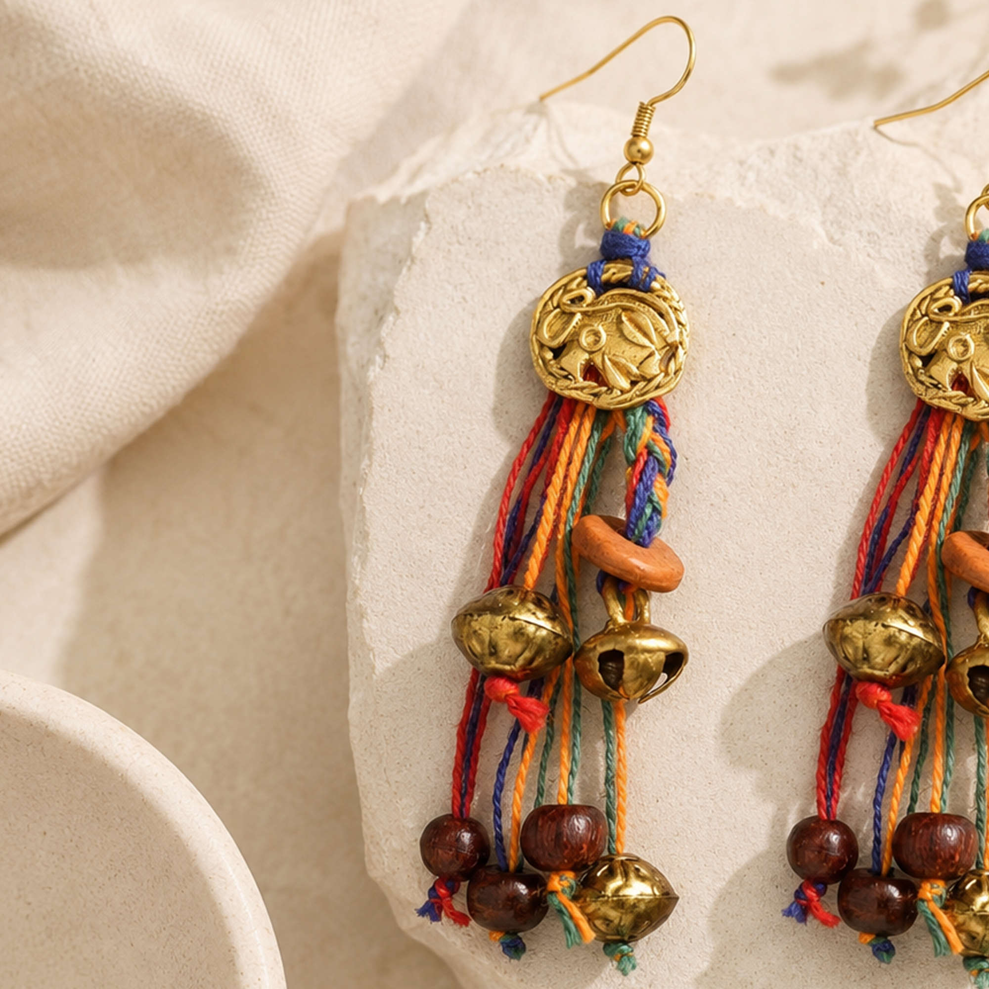 The Royal Court Handcrafted Tribal Earrings