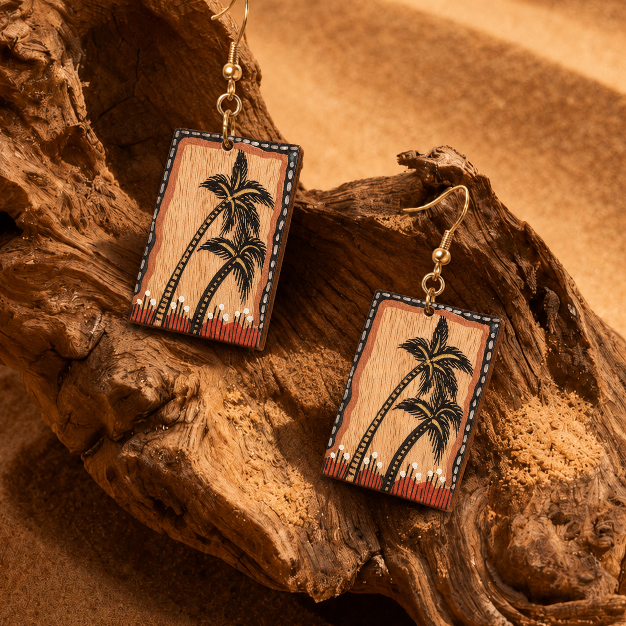 The Palms Handcrafted Tribal Earrings