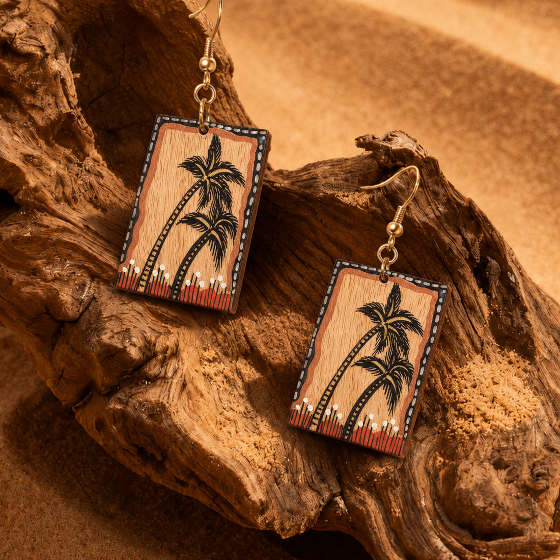 The Palms Handcrafted Tribal Earrings