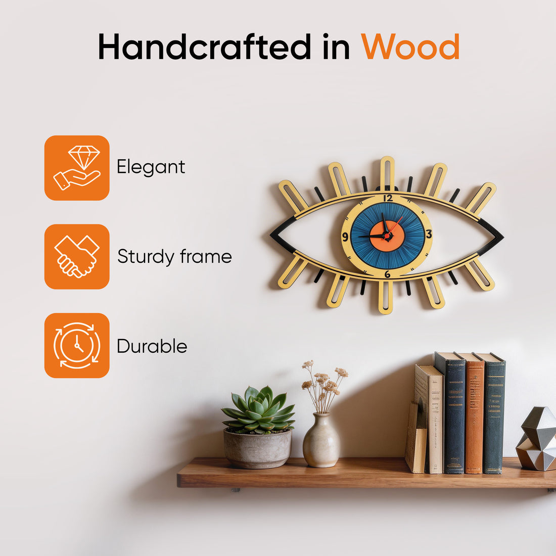 Eye Glare Wall Clock