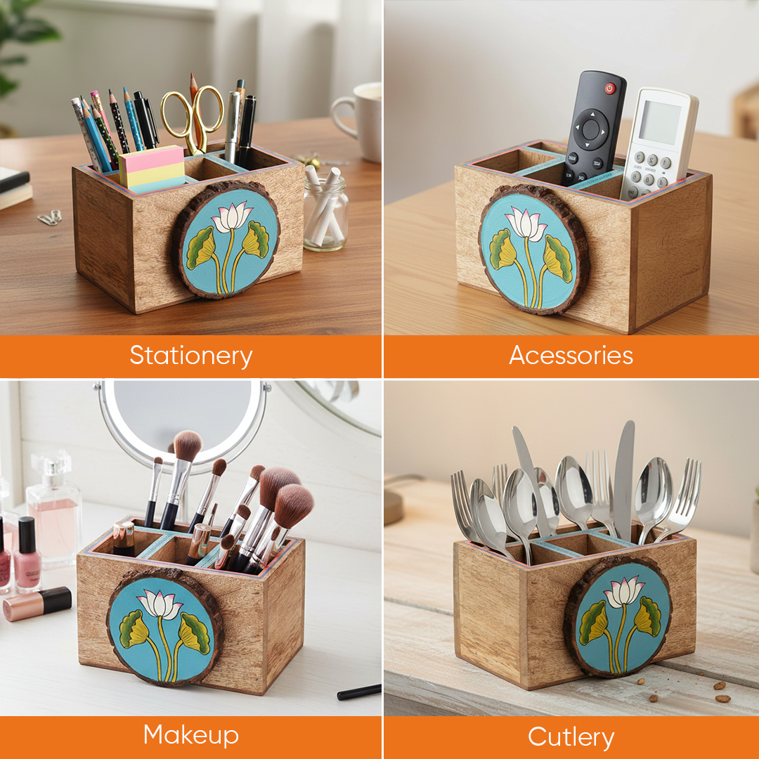 Pichhwai Iteeha Cutlery Storage Box
