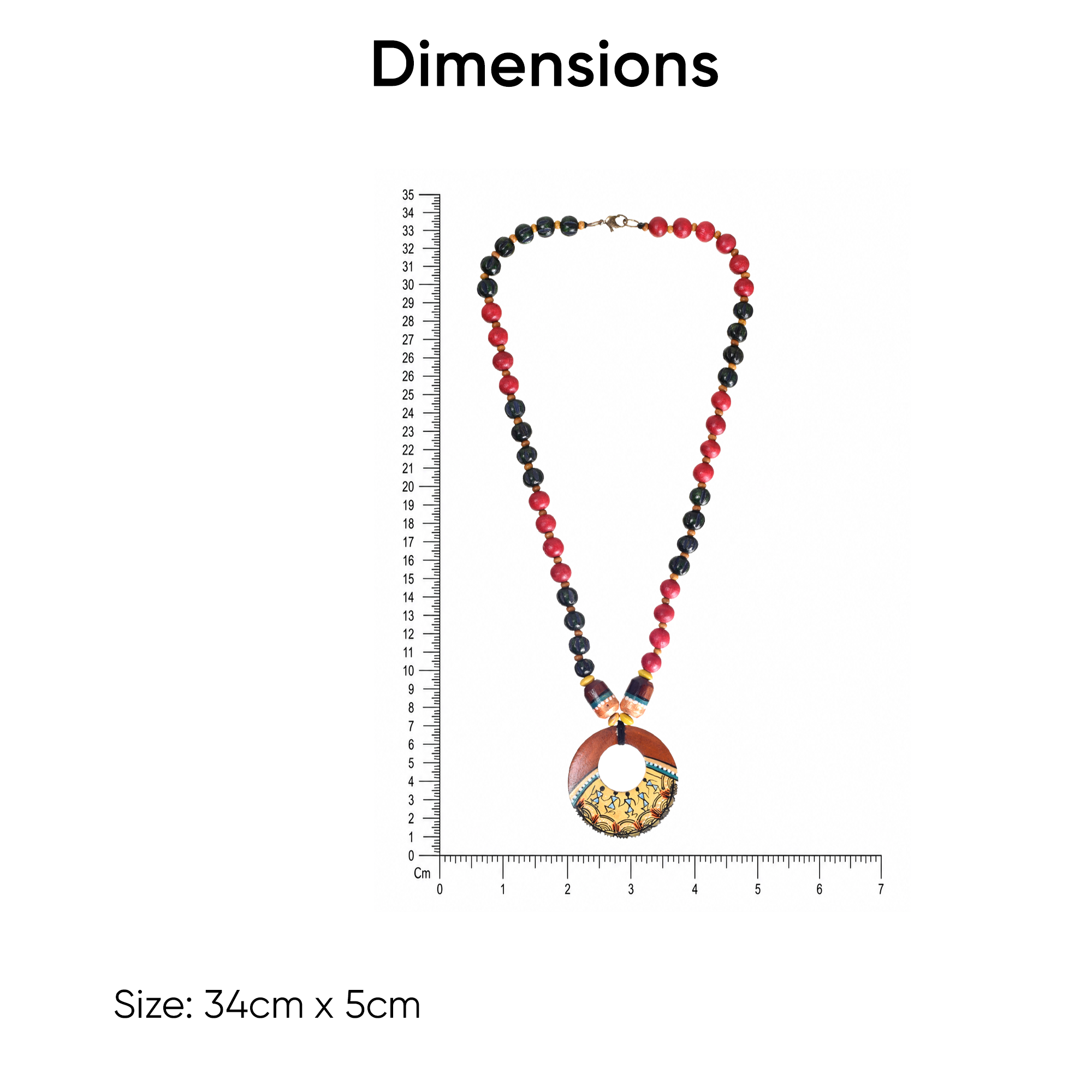 Syra Handcrafted Art Necklace