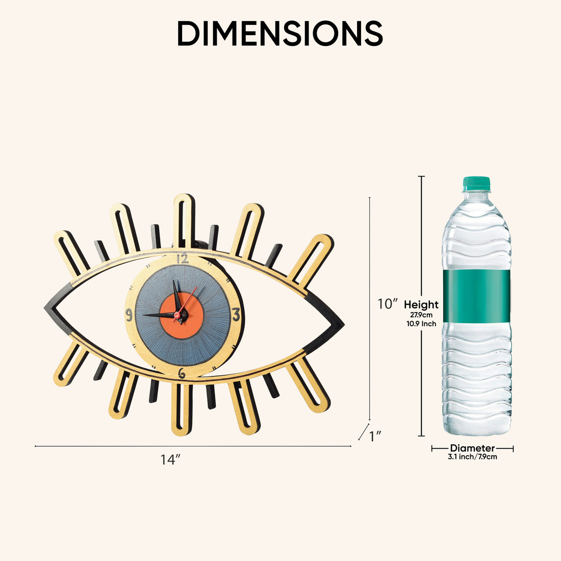 Eye Glare Wall Clock