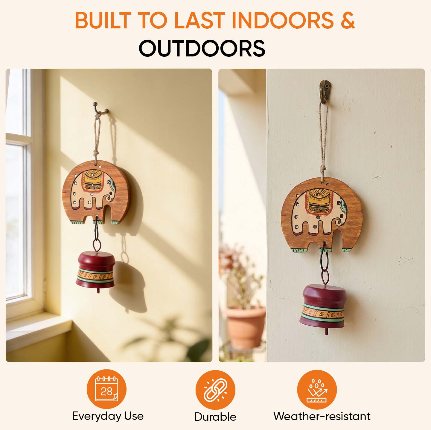 Elephant Parade Windchime (4x2.5x11)