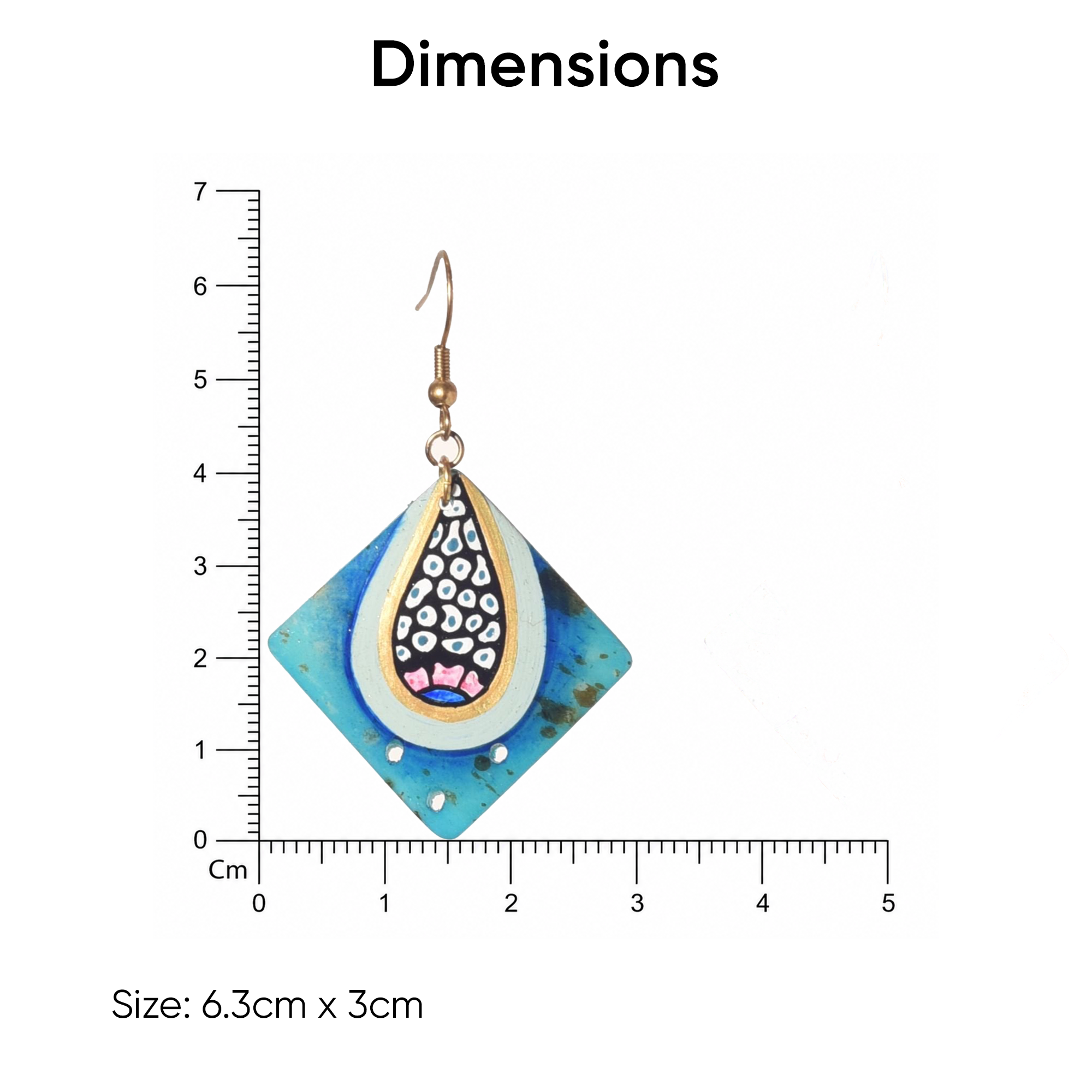 Tribal Kaleidoscope Dangles